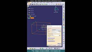 Parameter and Formula CATIA V5 #catiaV5 #CatiaTraining