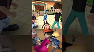 Caught battle - Scary Teacher 3D Vs Scary Robbers Funny Games  #funny #coffindance #wowgame