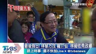最後假日！林郁方找「龍介仙」　林昶佐秀政績