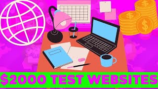 Earn $2000 To TEST WEBSITES! (FREE) | Make Money Online 2022