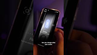 Turn on your iPhone’s flashlight using this handy trick! #techshorts #actionbutton #iphoneflashlight
