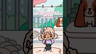 How to remove the movement feature! 🫶 | Toca Life World 🌎