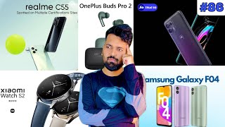 Tech News #86 - OnePlus Buds Pro 2 | Xiaomi Watch S2 | Motorola 5G | Samsung Galaxy F04 | Realme C55