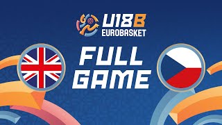 Class. Games 13-16 | Great Britain v Czechia | FIBA U18 EuroBasket 2025 - Division B