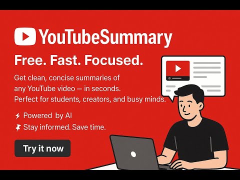 Y Combinator’s 500 videos summarized in 1.5 hours with YouTubeSummary