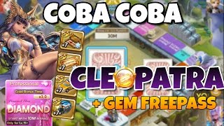 Line get rich : Coba Coba Cleopatra, dengan Bright Gem Freepass, Easy diamond class