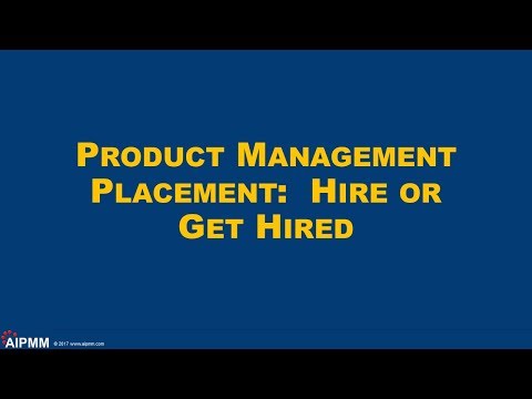 Product Management Placement - Hire or Get Hired