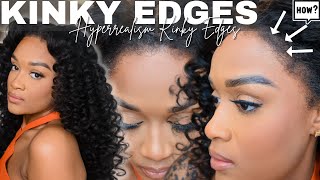 How To: Install a Kinky Edges Frontal Wig w/ Flexi Rods! REALISTIC, Natural Hairline |ft. ILIKEHAIR