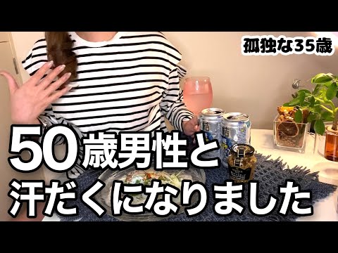 休憩中に汗だくになりました。スケスケの服で全てが露わになる緊急事態発生!? #晩酌