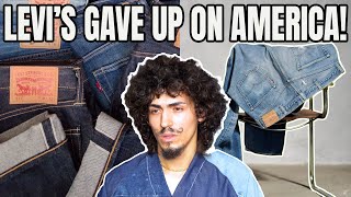 WHY DID LEVI'S JEANS STOP MAKING IN AMERICA? | Levi's Raw Denim