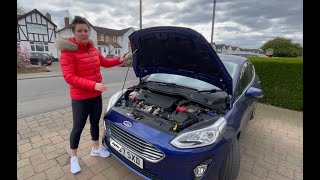 How to open & close the bonnet on a Ford Fiesta