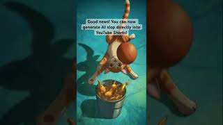 AI Slop generation is now built directly into the YouTube app! #aislop
