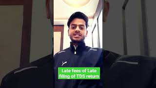 Late fees on late filing of TDS return.