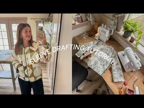 How to Self Draft Sleeves + a Quilted Jacket Tutorial