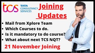 TCS onboarding updates || Courses to complete || TCS Joining News || TCS Mail || TCS NQT Discussion