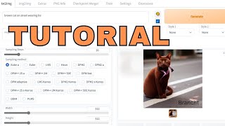 Stable Diffusion WebUI txt2img tutorial (1.4) | #23