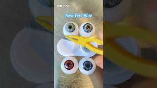 Blue contact lenses on different eye colors! 💙👀 Check it out, link in bio! ✨ #lenses #contactlenses