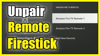 How to Unpair Fire TV Stick Remote & Reset on Fire TV Stick (Easy Method)