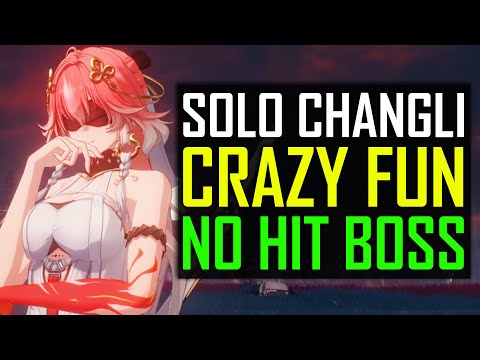 CHANGLI CRAZY FUN Gameplay No Hit Boss Rush Tactical Hologram Wuthering Waves