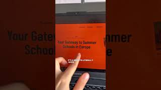 How to find summer schools in Europe! 🍀