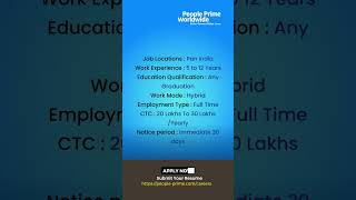 NOV 2024 Top Job vacancies : SAP ABAP Consultant | People Prime Jobs