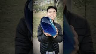 Big blue Heart for you ❤️❤️ #iceboy #eating #funny #mukbang #tiktok #ice #reels #meme #shorts