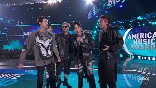 BTS Accepts the 2021 American Music Award for Favorite Pop Duo or Group - The American Music Awards