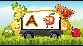 Fruits Song - fruit-veggie abc | fruit song | nursery rhymes songs for children