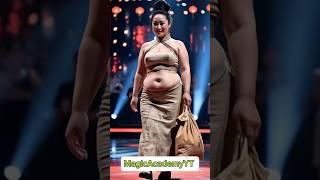Beautiful woman performs magic dance or miracle? #magic #agt2025 #shortsfeed #shorts #viralvideo