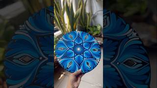 Dot Mandala Brush strokes #shorts #dotmandala #mandalaart #mandalaartist #dotmandala ##mandala #art