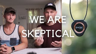 The Q-Link - Does it Work? We're Skeptical || Q Link SRT-3 Pendant Tensor Ring Overview