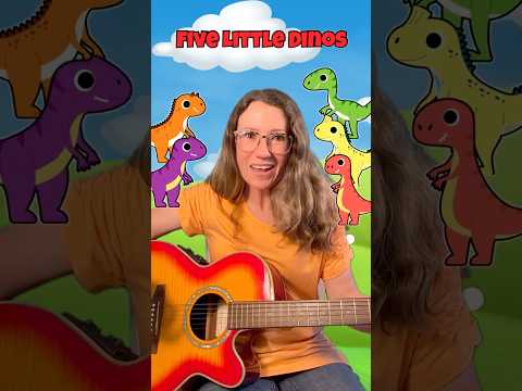 Five Little Dinos Acoustic! | Best Kids Songs | Counting One to Five For Kids