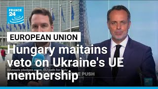 Hungary maintains veto on Ukraine’s EU membership bid after referendum • FRANCE 24 English