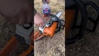 STIHL - MS 250 PEPSI 😁💀 #chainsaw #stihl #shorts
