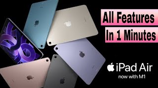 New Apple Ipad Air 🔥 / All features in 1 minutes #techduniya