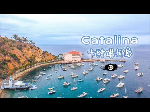 美国加州西海岸的宝岛—卡特琳娜岛Catalina Island California Road Trip in USA 4K