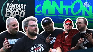 Fantasy Football Advice - Fantasy Football Expo 2021 VLOG - Fantasy Football Draft Strategy