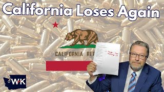 The 9th Circuit Strikes Down California's Ammunition Background Check Law