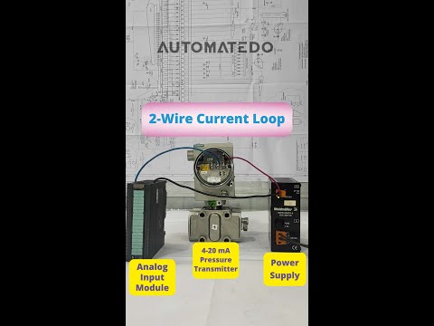 2-Wire Transmitter Connection to PLC #Shorts