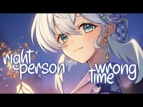 「Nightcore」 right person, wrong time - Henry Moodie ♡ (Lyrics)