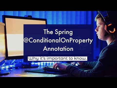 How to use @ConditionalOnProperty annotation in Spring Boot?