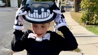 Max’s New Ink Bendy Halloween Costume!