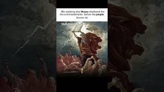 But…Why did Moses shatter the COMMANDMENTS??! ⚠️(Check Comments)⚠️ #trustgod #jesus