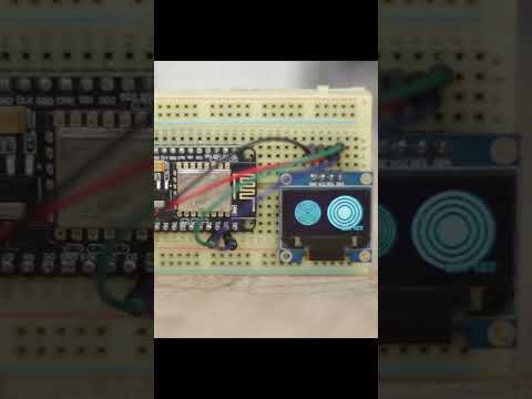 ESP32 0.96" OLED Screen #IOT #shorts