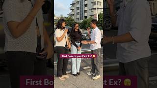 Public Choosing from First Boss or First Ex | Funniest Voxpop ~ This or That | Arham Chordia #voxpop