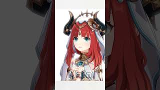 Ganyu thinks Nilou has horns