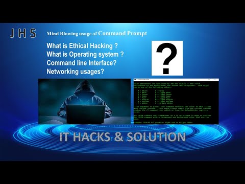 What is command prompt | Introduction to cmd||Ethical Hacking | usage of command prompt | Tutorial#1
