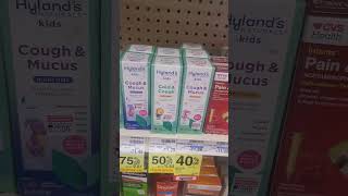 CVS childrens cold medicine clearance.