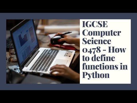 IGCSE Computer Science 2023-25 ​​- Topic 8: Programming - Functions and Procedures