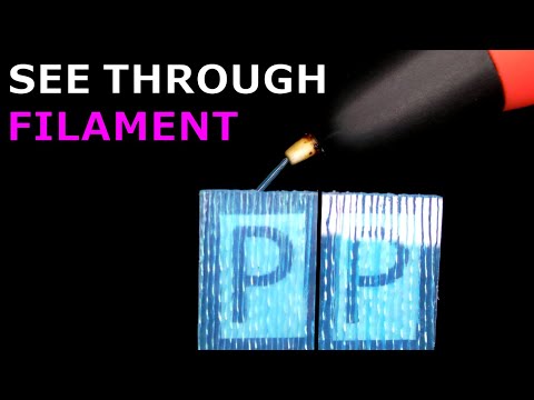 SEE THROUGH Filament - 3D Pen Tutorial